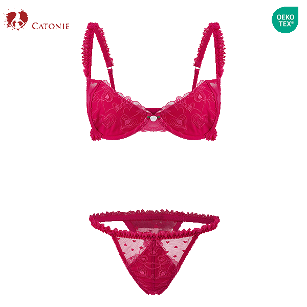 Sexy Red Lace Underwear manufacturers